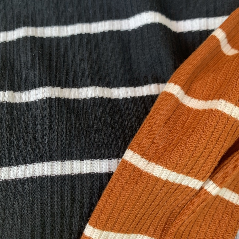 SHEIN Ribbed Striped T- Shirt Bundle - Picture 6 of 6